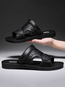 Men's Fashion Sandals, New Summer Indoor/Outdoor Beach Slides, Casual Korean Style Slippers - Multicolor - View 6
