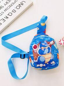 皮卡丘卡通胸包腰包百搭斜挎包旅行轻便零钱收纳包送朋友节日礼物生日礼物 - 彩色 - 查看 13