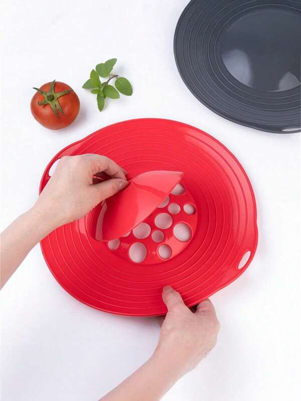 1 Peça Tampa de Panela à Prova de Derramamentos em Silicone, Resistente à Poeira, Respingos e Altas Temperaturas, Tampa à Prova de Respingos para Panela, Acessórios de Cozinha, Utensílios de Cozinha, Utensílios de Cozinha em Silicone