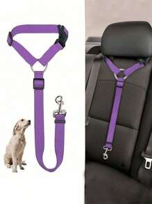 Pet Car Seat Belt, Car Products Dog Safety Leash, Pet Leash, Dog Cat Seat Belt, Car Headrest Restraint, Adjustable Nylon Fabric, Dog Restraint Vehicle Seat Belt, Pet Car Accessories, Car Accessories Dog Car Seat Car Seat Covers Dog Car Seat Cover Pet Car Seat