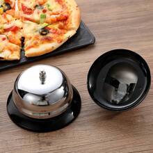 1 Piece Of Stainless Steel Serving Bell, Restaurant Serving Bell, Hotel Bell, Bar Counter Bell, Student Answering Bell