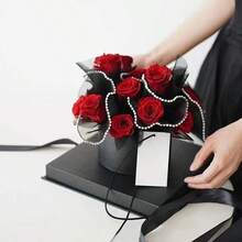 1卷，4米鲜花包装纸花店用品婚礼生日，包装纸，薄纸，花束用品，礼品包装纸，鲜花包装纸