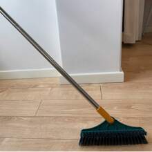 1 Household Bathroom Brush, Floor Cleaning Brush, Floor Brush, V-Shaped Scraper Floor Brush, Bathroom And Bathroom Sweeping Floor Broom Magic Broom