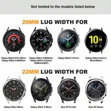 VA VA VOOM Correa de reloj de metal de liberación rápida de 20 mm/22 mm, ajustable, compatible con Samsung Galaxy Watch y otros modelos. Esta pulsera casual y de moda unisex es resistente al agua y transpirable, con una correa de color dorado. Es un accesorio ideal para relojes inteligentes, adecuado para uso diario, Día de la Madre, Día del Padre, deportes, regalos festivos, vuelta al cole, Cyber Monday, Navidad y talla grande. - Multicolor - Ver 8