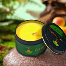 1/2/3/4pcs Citronella Candles Made From Natural Citronella Oil And Soy Wax, 70g Each, 8-Hour Burn Time, Outdoor And Indoor Citronella Scented Candle Gifts. Suitable For Home Decor, Summer Holidays, Aromatherapy, Stress Relief, Meditation, Yoga, Relaxation And Sleep Aids, Reusable Jars For Men And Women