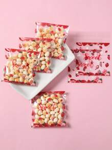 50/100Pcs Strawberry Theme Self-Sealing Candy Bag,Gift Bag,Gift Wrapping Bag,Strawberry Party Favor Bag,Treat Bag,Snack Chocolate Biscuit Baking Bag,Donut Bag,Candy Wrapping Bag,Packaging Bag,1st Birthday Party Supplies,Wedding Decor,Bridal Shower Favors,Babyshower Supplies,Strawberry Theme Birthday Party Decor,Gender Reveal Party Supplies,Holiday Party Decorations