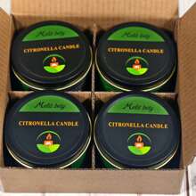 1/2/3/4pcs Citronella Candles Made From Natural Citronella Oil And Soy Wax, 70g Each, 8-Hour Burn Time, Outdoor And Indoor Citronella Scented Candle Gifts. Suitable For Home Decor, Summer Holidays, Aromatherapy, Stress Relief, Meditation, Yoga, Relaxation And Sleep Aids, Reusable Jars For Men And Women