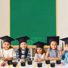 10 piezas Cajas de regalo con forma de birrete de graduación, caja con birrete de graduación DIY para regalo de graduación de bebé, decoración y recuerdos de fiesta de graduación, para ceremonia de graduación, temporada de graduación, vuelta al colegio, decoración de graduación, cumpleaños, celebración de festividades, regalos de graduación - Multicolor - Ver 8