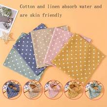 1 bucă eșarfă mică cu imprimeu cu buline brodate personalizat, eșarfă triunghiulară confortabilă la modă, bavetă pentru copii, eșarfe pentru animale de companie, cadou perfect pentru iubitorii de pisici și câini - Bandana cu buline, prosop pentru animale de companie, eșarfă moale drăguță pentru pisici și câini - Multicolor - Vizualizare 2