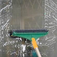 1 Household Bathroom Brush, Floor Cleaning Brush, Floor Brush, V-Shaped Scraper Floor Brush, Bathroom And Bathroom Sweeping Floor Broom Magic Broom