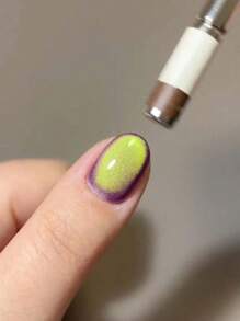 SHANGFEIYA 10ml Grape Purple Green Light Cat Eye Magnetic Gel Polish Soak Off UV LED Varnish Semi Permanent Purple Crystal Cat Eye Nail DIY