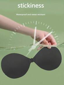 Invisible Strapless Breathable Comfortable Plus Size Women Bust Lift Tape Bras, Anti-Sag, Anti-Slip, Suitable For Dresses, Weddings - Apricot - View 6