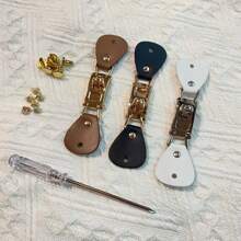 Buckle Hardware Clasp For DIY Handcraft Bag Closure, Fabric Weaving Accessories, High-Quality Metal & PU Material, Versatile Design