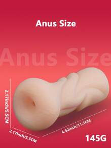 1 pieza Masturbador portátil con forma de avión con textura realista de vagina, ano y boca para estimulación masculina. Juguete sexual adulto sano, suave, sin vibración, lavable y reutilizable para aumentar la duración de la actividad sexual.