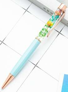 Spersonalizowany długopis z serii Preserved Flower z nadrukowanym logo, odpowiedni jako prezent szkolny, długopis reklamowy, artykuły szkolne, prezenty na Dzień Nauczyciela, gadżety firmowe i artykuły biurowe