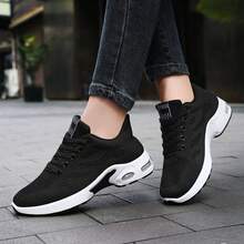 Women's Casual Sneakers, Multi-Functional & Practical - Black - View 3