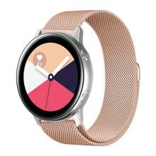 CTPOR 1 pieza Banda de reloj deportivo de malla de metal compatible con para hombres y mujeres, adecuada para Banda de reloj de 18mm, 20mm, 22mm, compatible con Series, Rosa, Plata, Negro, modelos múltiples, de acero inoxidable resistente al óxido, apta para todas las tallas de muñeca, reemplazable, regalo