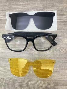 2025 SG19 Pro New Intelligent Wireless V5.3 Anti Blue Light+Sunglasses Infrared Lenses Glasses Multifunctional Glasses Wireless Calling Music Outdoor Sports Headphones Rechargeable HIFI Quality Clear Lens Advanced Technology Men'S And Women'S Universal Touch Long Battery Life UV Protection - Black and White - View 9