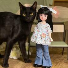 12-Inch BJD Loli Doll Dress-Up Doll, Exquisite Makeup, Youth Doll Collection, Bedroom Ornaments, Living Room Ornaments, Home Decoration12-Inch BJD Loli Doll Dress-Up Doll, Exquisite Makeup, Youth Doll Collection, Bedroom Ornaments, Living Room Ornaments, Home Decoration - Multicolor - View 10