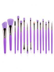15pcs Makeup Brush Set, Double-Ended Eye Makeup Brushes, Eye Shadow Brushes, Beauty Tools - Multicolor - View 9