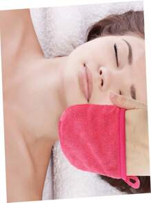 2pcs/1set Reusable Makeup Removal Cleansing Gloves, Soft And Washable, Deep Cleansing Cleansing Brush, Gentle Exfoliating Massage Cleansing Brush, Makeup Removal Skin Care Tools, Suitable For Family Daily, Travel, Business Trip, Office Use, Home Cleaning And Personal Care Products. Mother's Day Gift. Back To School Supplies.