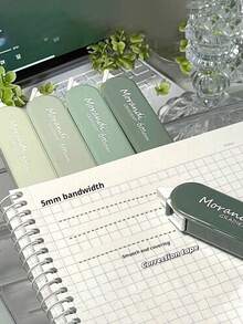 5pcs/Pack Gradient Color Correction Tape, High Capacity Smooth Correction, Portable & Stylish Tape Pen - Multicolor - View 5