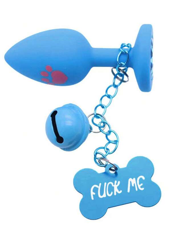 1PC 1.065in Bell Anal Plug Sexy Cat Paw Silicone Anal Plug Anal Adjustment Props Bell Wide Out Of The Leak As You Walk And Make Love As You Make Love Sex Toys