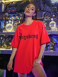 Women T-Shirts - Red - View 4