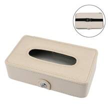 通用车载纸巾盒，皮革餐巾架，后座遮阳板悬挂式纸巾分配器，汽车座椅靠背带纸巾盒