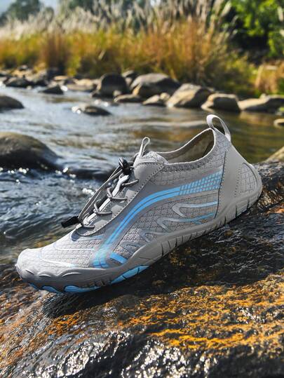 Men's Universal Five-Toe Water Shoes - Non-Slip And Wear-Resistant - Suitable For Beach, Wading, Hiking, Trekking, Surfing, Fishing, Gym, Yoga, Deep Squatting And Other Multi-Purpose Water Sports Shoes