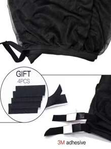 Parasol universal para autos y SUV, protección UV y anti-mosquitos de gasa elástica para ventanas, parasol para ventanas laterales delanteras y traseras, nuevo accesorio protector de malla
