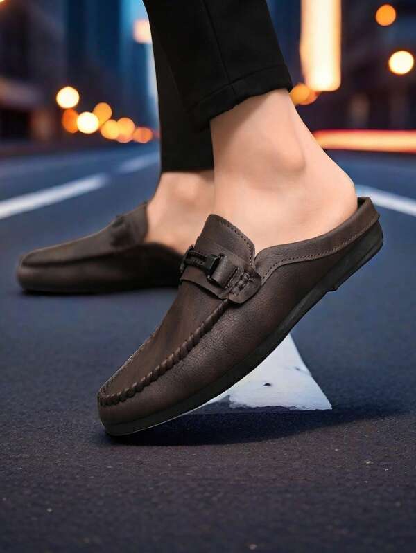 2025 Autumn Men's Business Formal Fashion Korean Style Loafers, Slip-On, Soft Sole Driving Shoes (The Loafer Size Runs A Bit Small, It's Recommended To Order One Size Up For Those With Larger Feet)