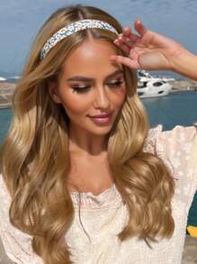 Mehrfarbiges, schickes und elegantes Haarband, koreanischer Stil Haarreif Haarzubehör, geeignet für den täglichen Gebrauch, Strandurlaub, Feiertags-Geschenke, Sommerurlaub, Strandaccessoires, Haarzubehör, Diadema, Haarreif
