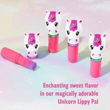 Lip Smacker Lippy Pals, Flavored Moisturizing & Smoothing Soft Shine Lip Balm, Hydrating & Protecting Fun Tasty Flavors, Cruelty-& Vegan - Magic