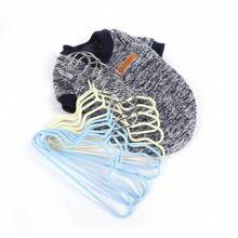 10pcs Mini Metal Pet Clothes Hangers, Pet Apparel Storage, Small Dog Cat Clothes Racks