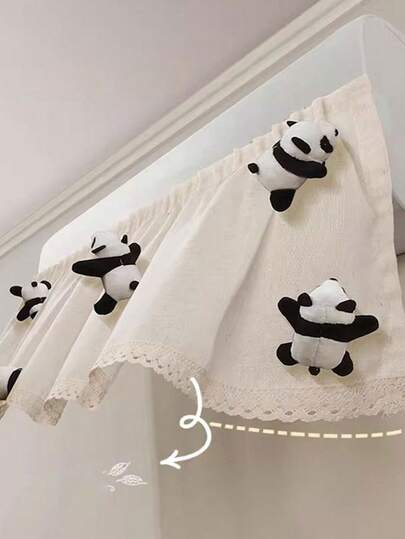 1 set Copri condizionatore d'aria per bambini, tenda deflettore per condizionatore d'aria estivo, copertura anti-polvere per prevenire il vento diretto