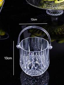 Plastic Ice Bucket Set Of 2 - Versatile, Non-Food Contact, Clear Beverage Chiller For Parties, Picnics & Events - Multicolor - View 15