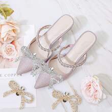 2 pçs/conjunto de presilhas de sapato borboleta, decorações de sapatos com strass de cristal, acessórios elegantes para sapatos de festa de casamento femininos, sapatos destacáveis faça você mesmo