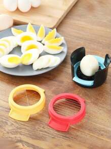 1 Stück Eierschneider für hartgekochte Eier, 3-in-1 Eierschneider, Erdbeerschneider, Traubenschneider, Bananenschneider, Gemüseschneider, Obstschneider, Lebensmittelschneider, Küchenhelfer, Wurstschneider, Käseschneider, Kochutensilien, 3 Schneidearten. Sehr geeignet für Obst und Gemüse, Salate, Sandwiches, Vorspeisen usw.