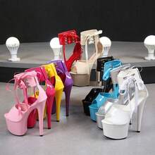 Women Heeled Sandals - Pink - View 2