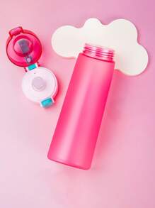 1 pièce Bouteille d'eau parfumée, bouteille avec un pod de saveur aléatoire, bouteille à eau 0 sucre 0 calorie avec paille pour l'extérieur, tasse étanche - convient pour la salle de gym, la course, la bouteille d'eau de sport
