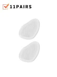 5 paires de coussins de protection en gel de silicone pour l'avant-pied, coussins de massage antidérapants et épaissis