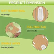 10 Pack Vacuum Bags Fit For Oreck Type CC XL XL2 XL7 XL21, Fit All Oreck XL Upright Vacuum Cleaner, Part #CCPK8, CCPK8DW - Green - View 8