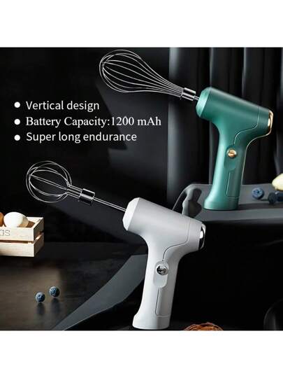 RAF حليب كهربائي متكرر ، خلاط قوي باليد ، رأس خلط من الفولاذ المقاوم للصدأ ، مناسب للحليب المزيف والبيض والدقيق والقهوة والشوكولاتة وغيرها من الأطعمة في المطبخ.أداة المطبخ.عروض العطلات العائلية الخاصة لعيد الهالوين وعيد الشكر. | مقاس: رأس واحد أخضر