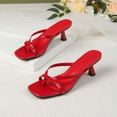 نعال نسائية موضة جديدة بكعب صغير مطبوع بنمط نمر، حذاء كعب عالي جذاب وعملي للنساء