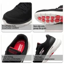 Skechers 男鞋 運動鞋日常輕便健步鞋休閒鞋 216268-BLK - 黑色 - 查看 6