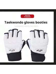 Full Set Adult Taekwondo Hand & Foot Protectors, Training & Competition Protective Gear - Multicolor - View 7