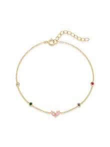 1Pc 925 Sterling Silver Hand Chain For Women Romantic Stackable Bracelet Perfect For Daily Wear Bridal Jewelry Fine Jewelry - Gold - View 13