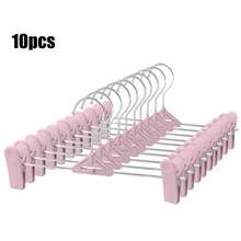 10/20pcs Rotating Pants/Skirt Hanger Clips, Connectable Clothing Hangers With Swivel Hooks - Multicolor - View 14
