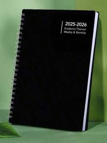 BUBU 1 szt. 2025-2027 Tygodniowy i Miesięczny Planer, Spirala Planner Agendy, Akademicki Terminarz dla Poprawy Produktywności, Nadaje Się Do Domu, Szkoły I Biura, Format A5, Powrót Do Artykułów Szkolnych